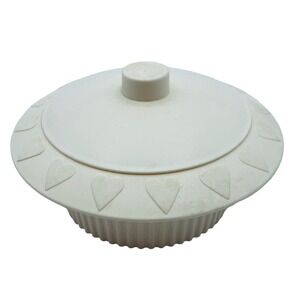 Vintage Promise Margarine Plastic Container - Hearts on Lid "Get‎ Heart Smart"